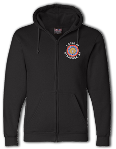 Black Fleece Zip Hoodie