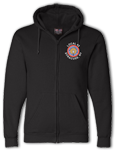 Black Fleece Zip Hoodie