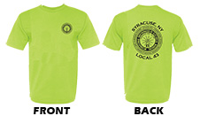 HIGH VIZ GREEN Bug front and back