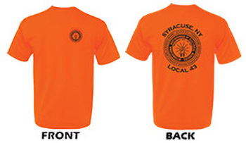 HIGH VIZ ORANGE Bug front and back