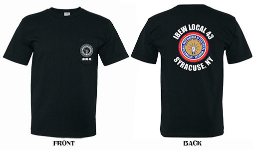 Black Short Sleeve Tee - w/Pocket Bug